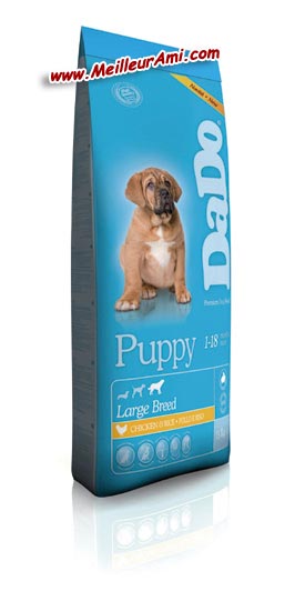 Croquettes DADO PUPPY MAXI poulet et riz 3 Kg