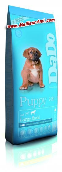 Croquettes Hypoallerg�niques DADO PUPPY MAXI poisson et riz 15 Kg