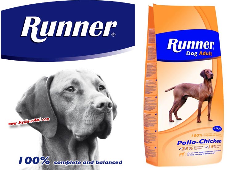 Croquettes Runner Adulte poulet 15 Kg